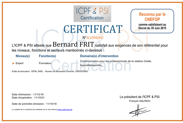 Certificat